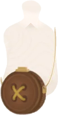 ボタンのポシェットの画像