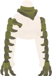 腕を覆う骨の画像