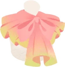 ピンクアタッチドカラーの画像