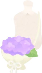 紫陽花バッグの画像