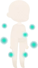 ホムに寄り添う光虫の画像