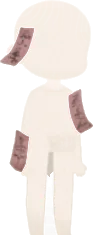 体に貼られた御札の画像
