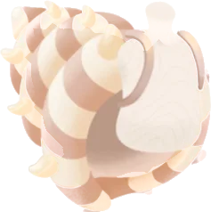 巻き貝リュックの画像