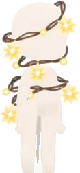 巻かれたクリスマスライトの画像