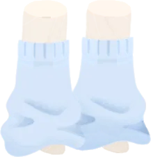 ゴム抜きルーズソックスの画像