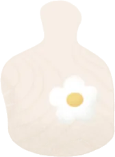 お花のワッペンの画像
