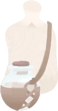 ガラスの給水瓶の画像
