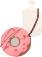 ストロベリードーナツポシェットの画像