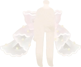 バタフライバックリボンの画像