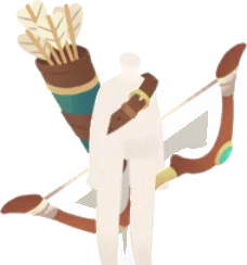 冒険者の弓矢のおもちゃの画像