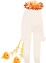 ふわふわ羽根マフラーの画像