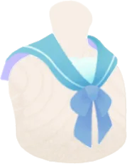 海辺色のセーラーカラーの画像