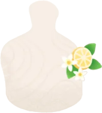 レモンのブローチの画像
