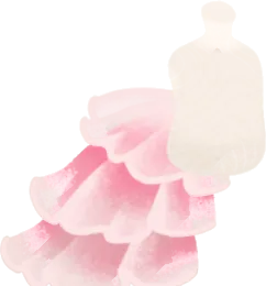 金魚の尾ひれシフォン帯の画像