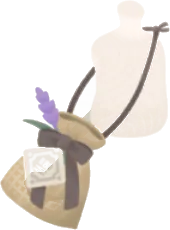 サシェのポシェットの画像
