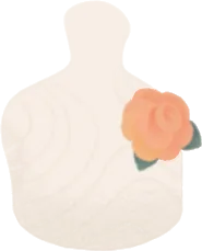 ドライフラワーのコサージュの画像