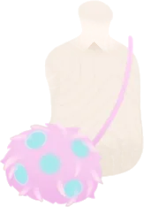 モフモフショルダーバッグ・ビンクの画像