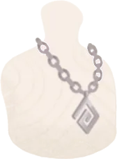 渦紋のネックレスの画像
