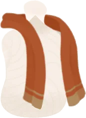 紳士のスカーフの画像