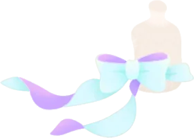 空色のドレスリボンの画像