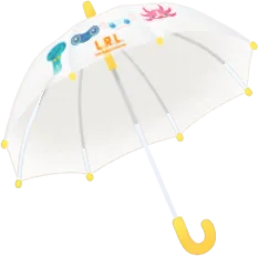 雨大好きプリント傘の画像