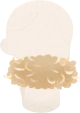 ふわふわおがくずマフラーの画像