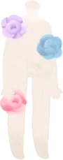 バラのシュガークラフトの画像