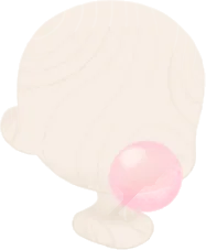 ピンクの風船ガムの画像