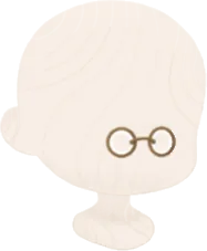 採集者のメガネの画像