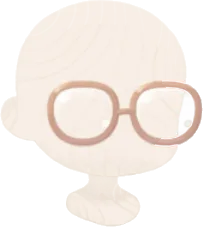 リラックス太縁眼鏡の画像
