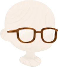 べっ甲メガネの画像