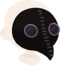瘴気から身を守る嘴マスクの画像