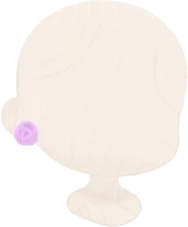 薔薇のピアスの画像
