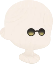 みやびな黒眼鏡の画像