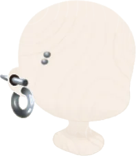 シルバーボディピアスの画像