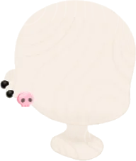 ピンクドクロピアスの画像