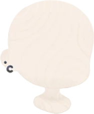 黒いスチールのピアスの画像