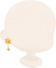 聖なる森の星屑ピアスの画像