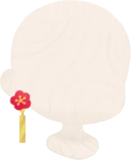 梅の花ピアスの画像
