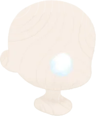 ふわふわ泡のちょこん鼻の画像