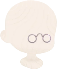 おばあちゃんの眼鏡の画像