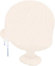 氷のつららピアスの画像