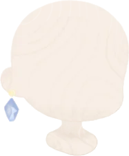 琥珀糖イヤリングの画像