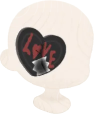 ハート・黒LOVEの画像