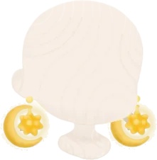 星屑のピアスの画像