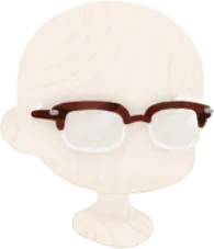 紳士のべっ甲眼鏡の画像
