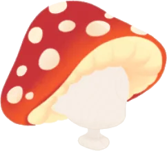 レッドキノコハットの画像