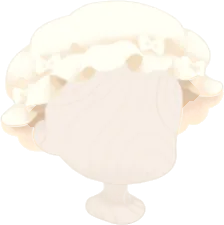 フリルナイトキャップの画像