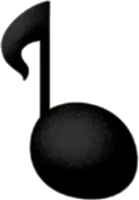 ご機嫌な音符の画像