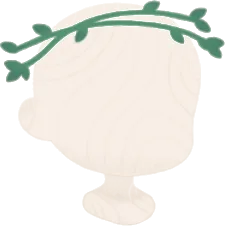 ツルの葉かんむりの画像